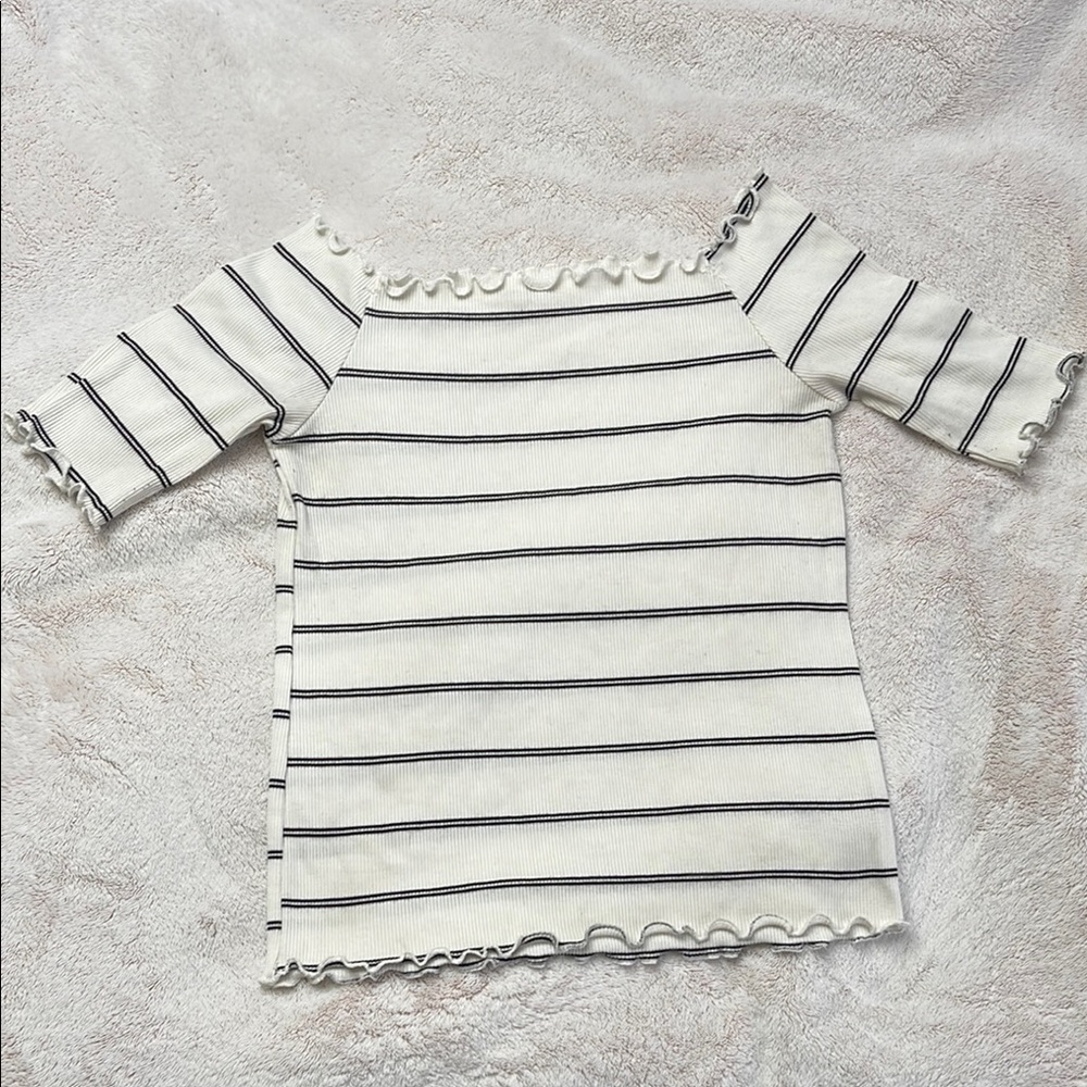 Striped Off-Shoulder Top
